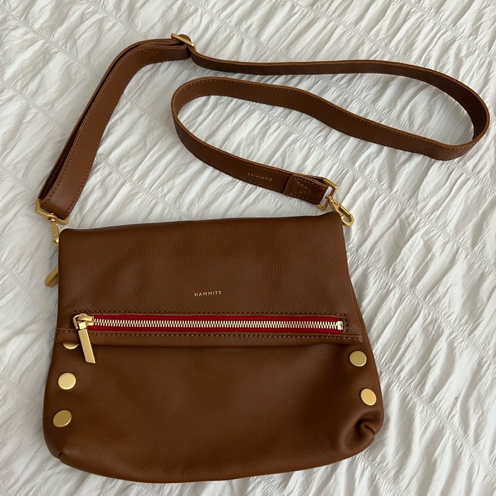 Hammitt Brown Leather Crossbody Bag